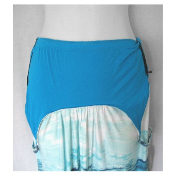 Felicity Coco Blue Print Casual Jorden Dress Small - Picture 3 of 5